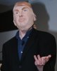 Photo of Alex wearing a Donald Trump mask